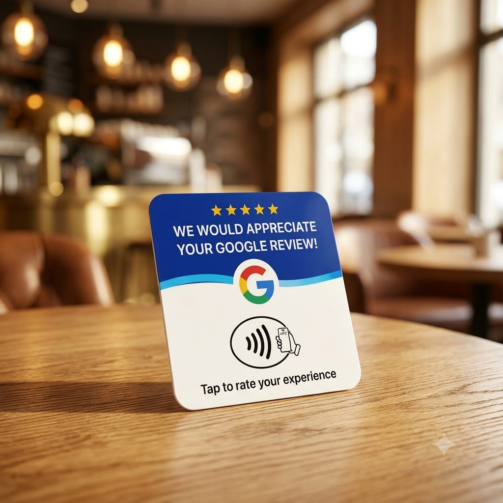 Google Review Plate - Tap