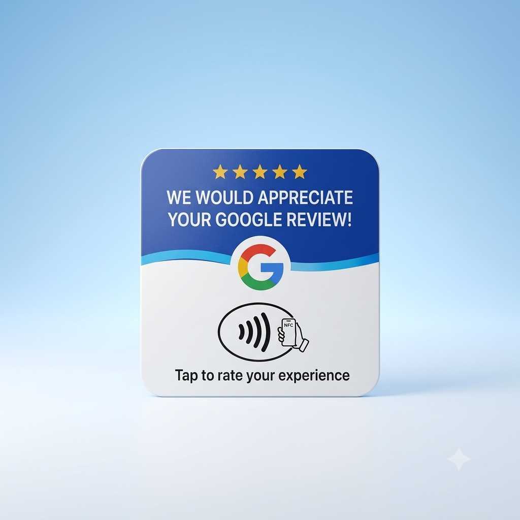 Google Review Plate - Tap