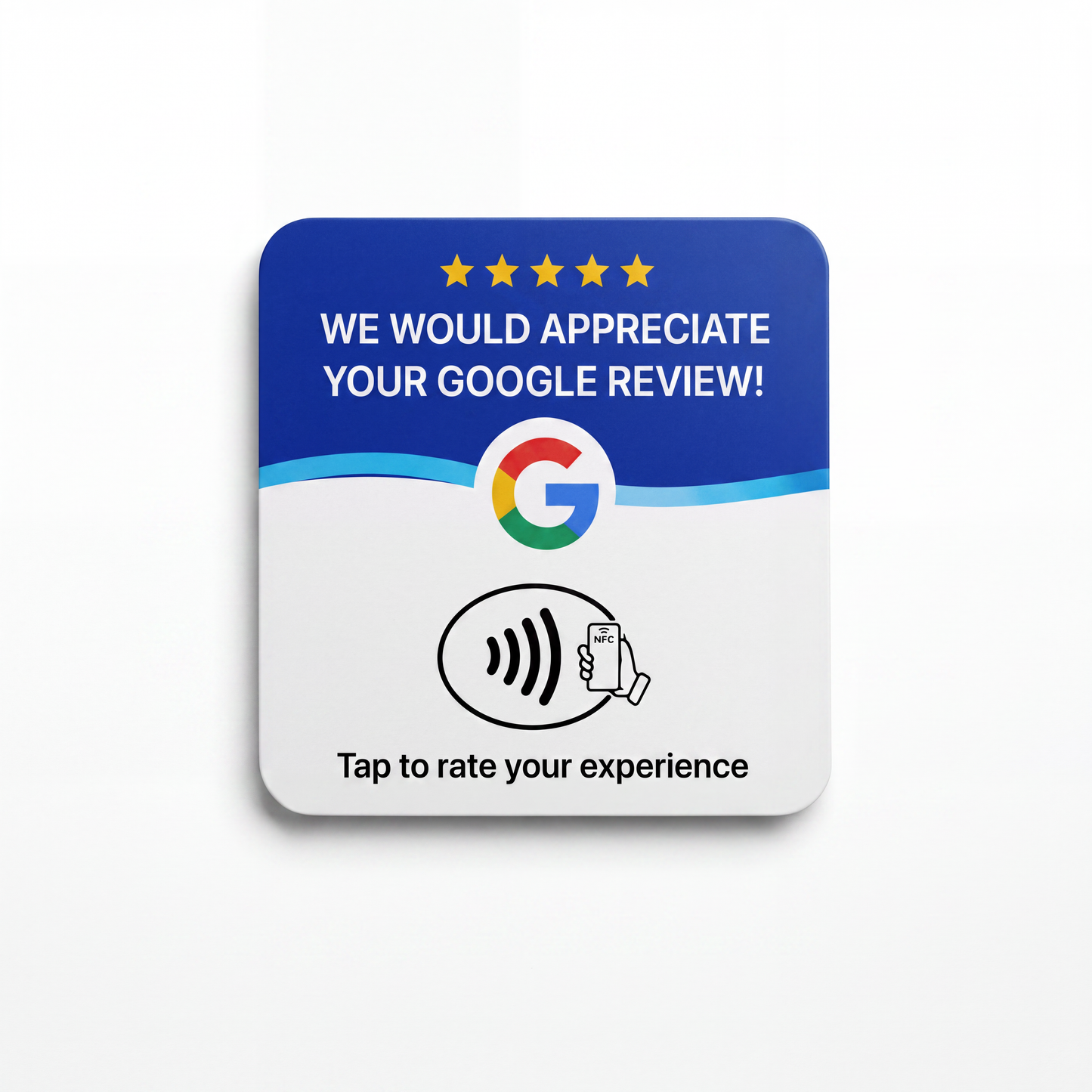 Google Review Plate - Tap